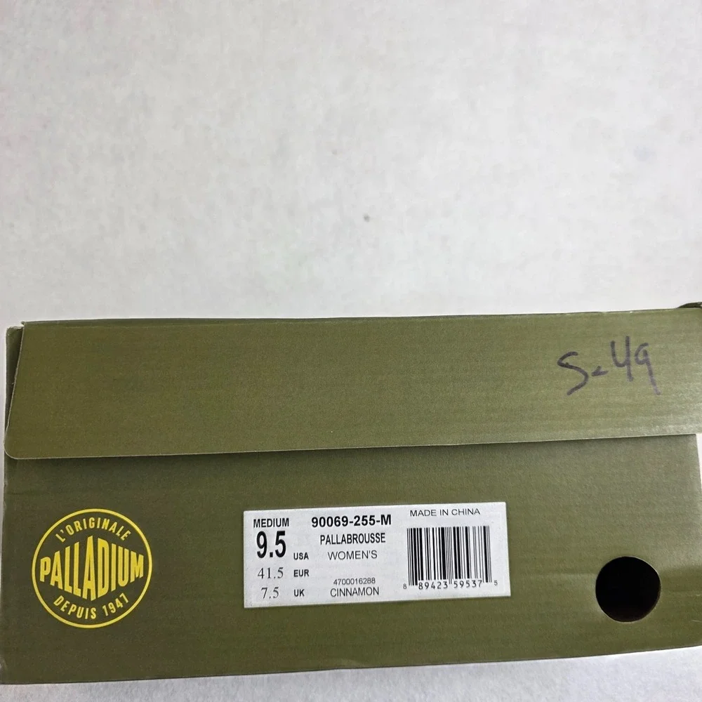Palladium Pallabrousse Women's Sneakers Size 9.5 Cinnamon NIB  Canvas - Picture 9 of 9